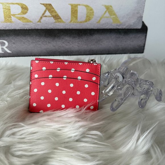 ✨HOST PICK✨ NWOT Kate Spade Spencer Dots Zip Coin Card Case - Picture 4 of 11